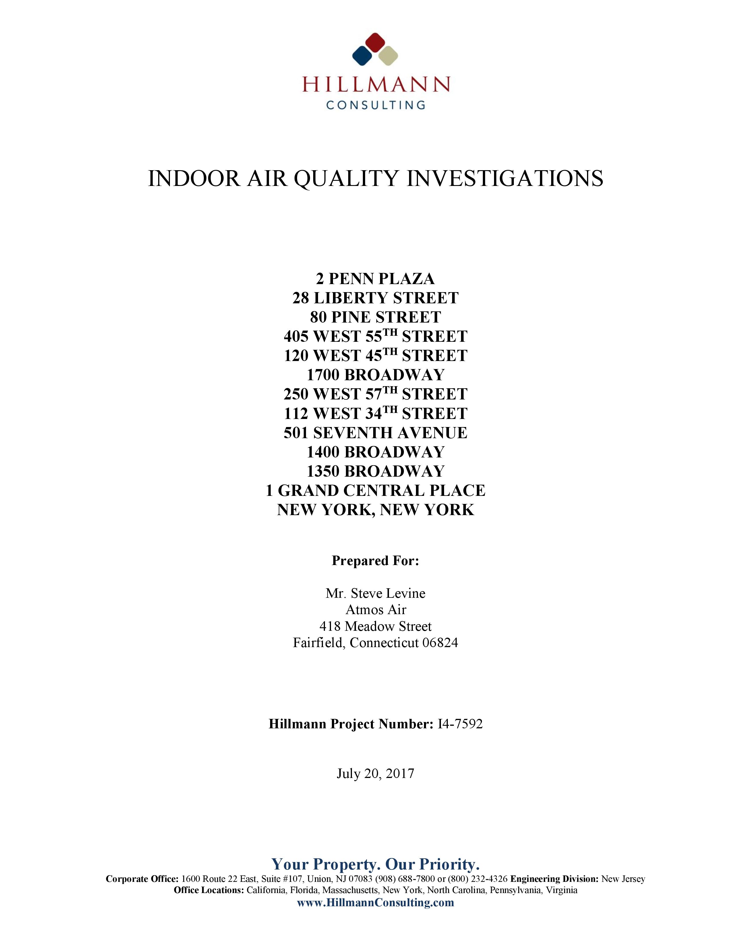 Chứng nhận I4-7592 AtmosAir - NYC, NY - Ozone IAQ